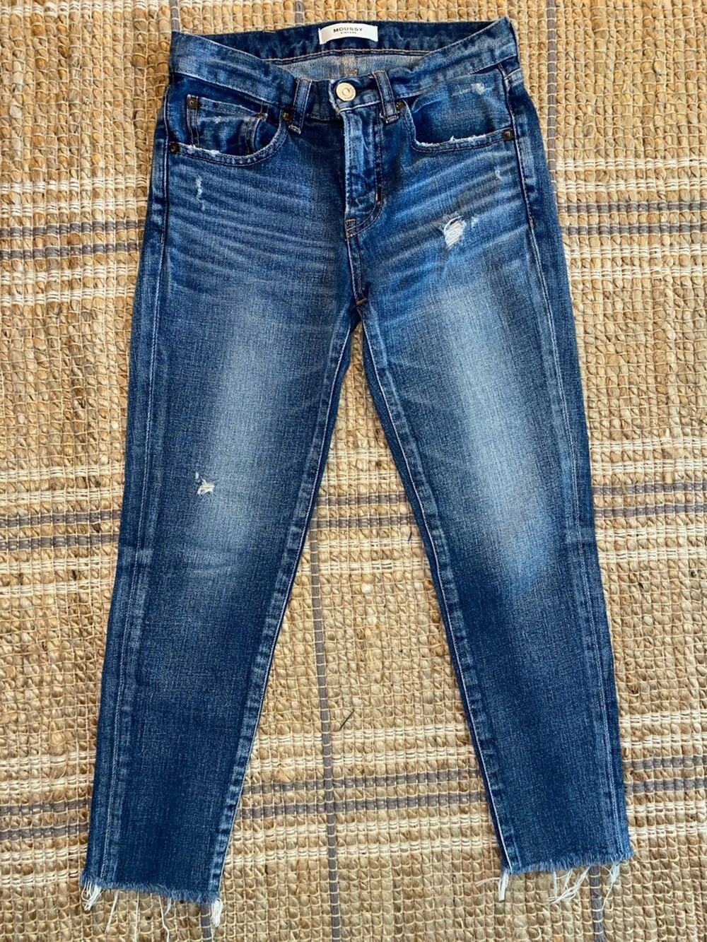 MOUSSY $350 Prichard Skinny Jean 24” EUC
